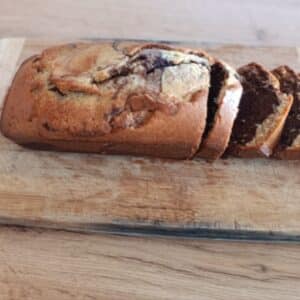 marbré au chocolat