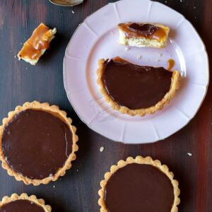 tartelette chocolat caramel